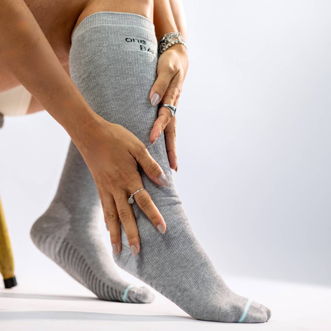 OneCompress™ Compression Socks close-up detail