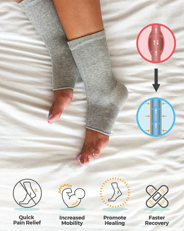 OneCompress™ Foot Sleeves | Natural Plantar Fasciitis Pain Relief