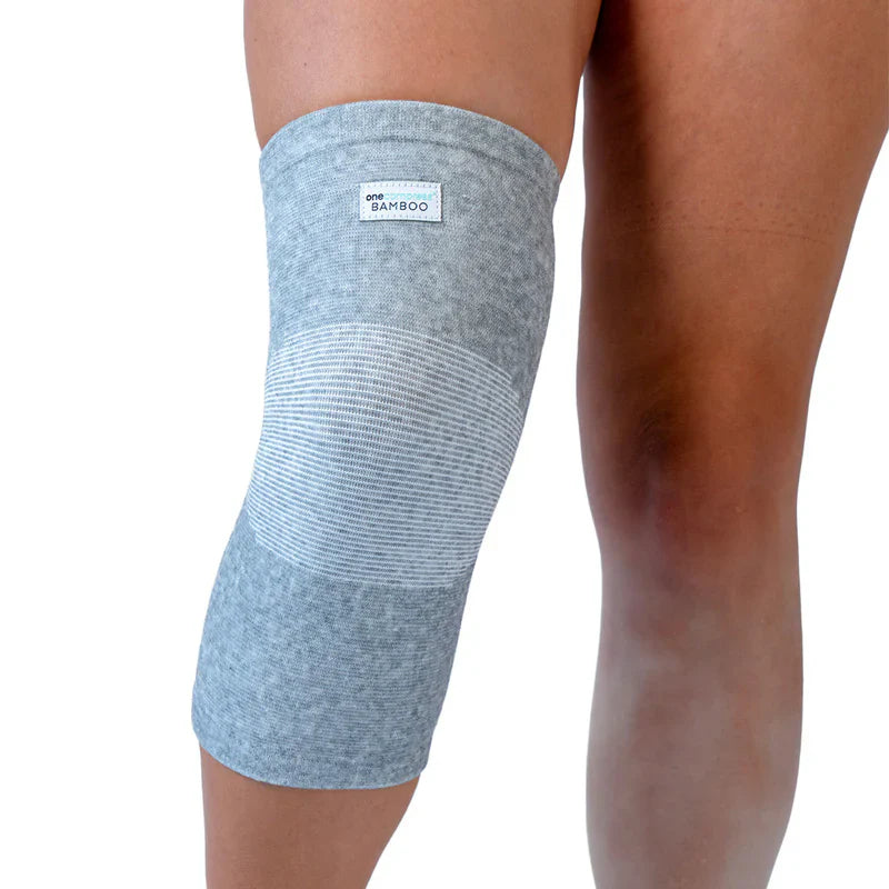 OneCompress™ Knee Sleeves in Gray – Natural Joint Pain Relief